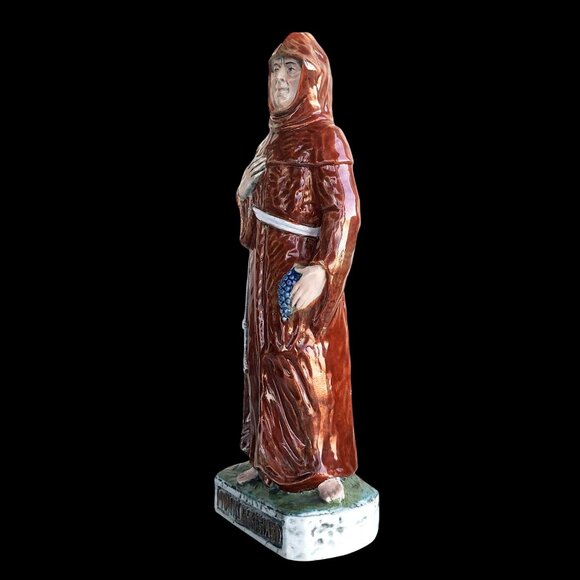 Vintage Monk Ekkehard Porcelain Figurine Ceramic Statue Capodimonte Italy 1983 - Picture 11 of 11